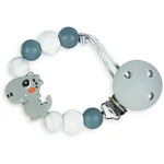 KidPro Pacifier Holder klip na dudlík Dino Grey 1 ks