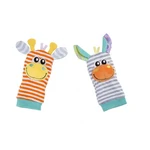 PLAYGRO Chrastící ponožky a náramky pastelové