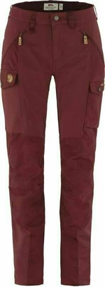 Fjällräven W Nikka Bordeaux Red 38 Spodnie outdoorowe