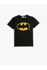 Koton Batman T-Shirt Licensed Cotton Short Sleeve Crew Neck.