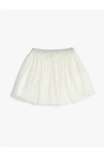 Koton Tutu Skirt with Glitter Lined, Elastic Waist.