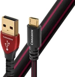 AudioQuest Cinnamon 0,75 m Fekete-Piros Hi-Fi USB-kábel