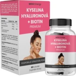 MOVIT ENERGY Kyselina hyaluronová + Biotin PREMIUM 60 tobolek