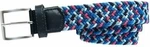 Alberto Gürtel Multicolor Braided Belt Pink/Orange/Blue 95