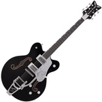 Gretsch G6636TSL Black Silver Falcon Center Block WC Čierna Semiakustická gitara