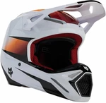 FOX V1 Flora Helmet White/Black XL Helm