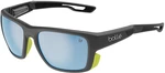 Bollé Airdrift Black Matte Acid/Sky Blue Polarized Sonnenbrille fürs Segeln
