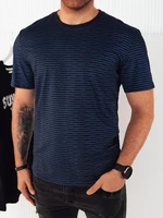 Men's T-shirt with print, dark blue Dstreet