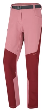 Husky Keiry L S, bordo/pink Dámské outdoor kalhoty