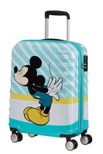 American Tourister Kabinový cestovní kufr Wavebreaker Disney Spinner 36 l - tyrkysová