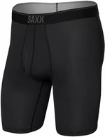 SAXX Quest Long Leg Boxer Brief Black II 2XL Fitness fehérnemű