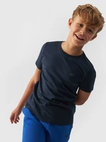 Chlapecké hladké tričko - tmavě modré
