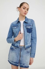 Džínová bunda Tommy Jeans dámská, přechodná, DW0DW16989