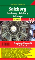 Plán města Salzburg 1:10 000