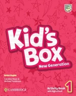Kid´s Box New Generation 1 Activity Book with Digital Pack - Caroline Nixon, Michael Tomlinson