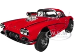 1961 Chevrolet Corvette Gasser 36 Red "Original Mazmanian" Limited Edition to 354 pieces Worldwide 1/18 Diecast Model Car by ACME
