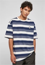 Starter Sun Stripes Oversize tričko tmavěmodrá/vintagemodrá/bleděbílá