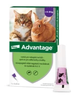 Advantage Velké kočky 80 mg + králíci spot-on 0.8 ml