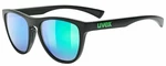 UVEX ESNLT Spirit Black Mat/Mirror Green Gafas de ciclismo