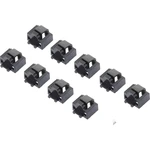 Renkforce zámok portu RJ45 LAN rf-LANBlocker-02 sada 10 ks čierna  bez kľúča RF-4463025