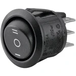 TRU COMPONENTS kolískový spínač TC-R13-244D-02 250 V/AC 10 A 2x zap/vyp/zap  s aretáciou/0/s aretáciou  1 ks