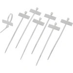 TRU COMPONENTS TE-6259188  značenie káblov  Potlačiteľná plocha: 20 x 13 mm prírodná  1 ks