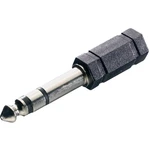 SpeaKa Professional SP-7870252  jack audio adaptér [1x jack zástrčka 6,35 mm - 1x jack zásuvka 3,5 mm] čierna