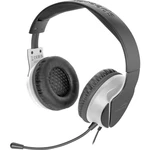 SpeedLink HADOW herný headset jack 3,5 mm káblový cez uši čierna/biela stereo