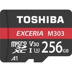 Toshiba M303 Exceria pamäťová karta micro SDXC 256 GB Class 10, UHS-I, v30 Video Speed Class, UHS-Class 3 vr. SD adaptér