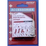 FASTECH® 924-330C káblový manažér na suchý zips s popruhom háčiková a flaušová časť (d x š) 335 mm x 25 mm čierna, červe