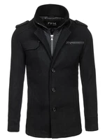 Černý pánský kabát Bolf 8856C