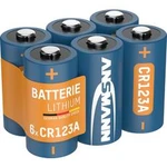 Lithiová fotobaterie CR-123A Ansmann CR123, 1375 mAh, 3 V, 6 ks