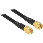 Pro Wi-Fi antény kabel [1x SMA zástrčka - 1x SMA zástrčka] 2.00 m černá pozlacené kontakty Delock