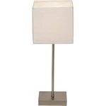 Stolní lampa LED E14 40 W Brilliant Aglae 94873/05 bílá, chrom (satinovaný) Stolní lampa LED E14 40 W Brilliant Aglae 94873/05 bílá, chrom (satinovaný)