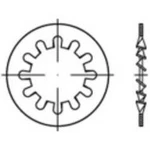 Podložky ozubené TOOLCRAFT 138376, N/A, vnější Ø: 8 mm, vnitřní Ø: 4.3 mm, 500 ks