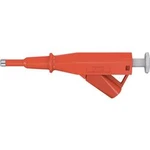 Bezpečnostní zásuvný adaptér Stäubli VARIOGRIP-5 66.9055-22, konektor 4 mm, CAT IV, červená