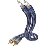 Kabel 2x cinch vidlice ⇒ 2x cinch vidlice, 3 m, stříbrný, Inakustik