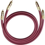 Cinch audio kabel Oehlbach NF 214 Master 2044, 0.70 m, bordó