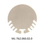 Koncovka McLED pro ZP bez otvoru stříbrná barva ML-762.060.02.0