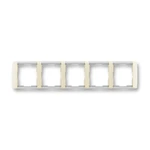 ABB Element pětirámeček slonová kost/ledová bílá 3901E-A00150 21 vodorovný