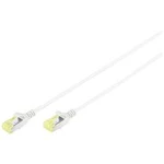 Síťový kabel RJ45 Digitus DK-1624-A-150S, CAT 6A, U/FTP, 15.00 m, šedá