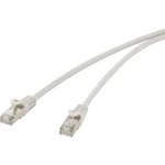 Síťový kabel RJ45 Renkforce RF-4724272, CAT 5e, F/UTP, 0.50 m, šedá