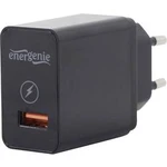 USB nabíječka Energenie EG-UQC3-01, nabíjecí proud 3000 mA, černá