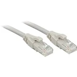 Síťový kabel RJ45 LINDY 45404, CAT 6, U/UTP, 3.00 m, šedá