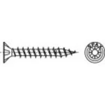 Šroub do dřevotřísky 5 mm 100 mm nerezová ocel 200 ks 880949209050100
