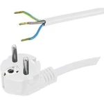 Síťový kabel Hawa, zástrčka/otevřený konec, 1,5 mm², 3 m, bílá, 1008224