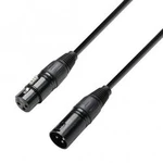 DMX kabel XLR (M) / XLR (F) černá, 0.50 m