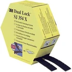 Lepicí pásek se suchým zipem 3M SJ354X Dual Lock 7000145978, (d x š) 7500 mm x 25 mm, černá, 1 pár