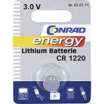 Knoflíková baterie Conrad energy CR1220, lithium