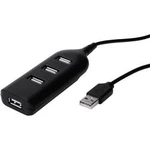 USB hub 2.0, 4x port, externí napájení, Digitus